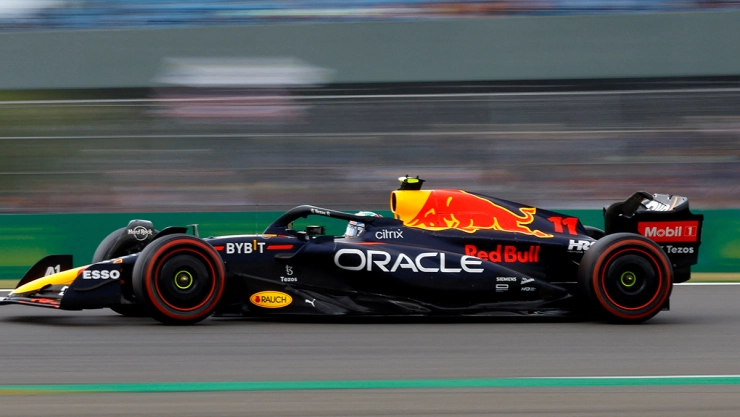 Checo P&eacute;rez en el Gran Premio de Gran Breta&ntilde;a