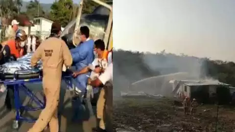 Explosión de polvorín deja dos heridos