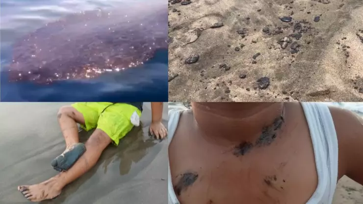 Cárdenas Tabasco derrame chapopote playa