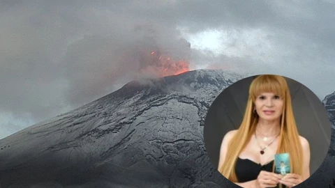 Mhoni Vidente erupción del Popocatepétl