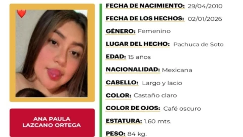 Alerta Amber Hidalgo: ¡Urgente! Desaparecen dos menores en Pachuca; buscan Ana Paula Lezcano Annet Morales Castillo