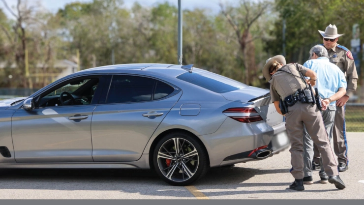 Agentes del DPS de Texas arrestan a una persona