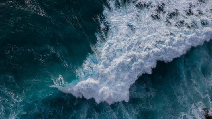 así se ve tsunam desde el espacio video rusia