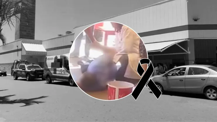 Cuerpos de emergencia acudieron a la plaza comercial tras el reporte de una persona inconsciente
