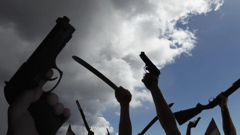 Las autoridades establecieron, preliminarmente, que son 38 víctimas mortales y nueve secuestrados, entre niños y niñas, en el ataque armado a dos estados.