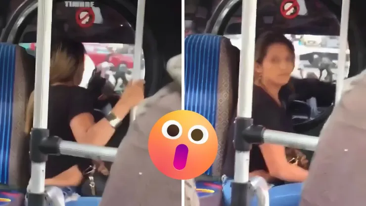 Pasajeros grabaron la discusión ocurrida durante el recorrido de la unidad
