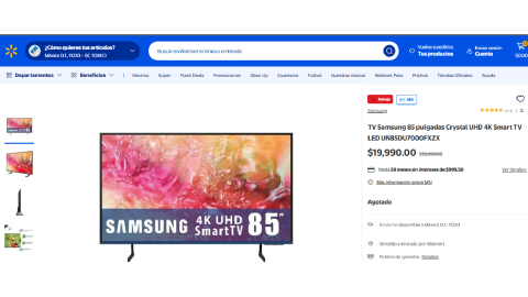 TV Samsung 85 Walmart