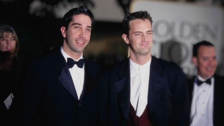 David Schwimmer y Matthew Perry