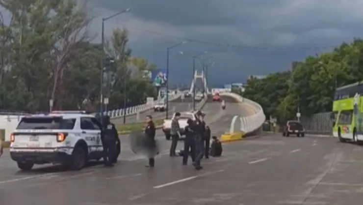 Accidente calzada Ignacio Zaragoza