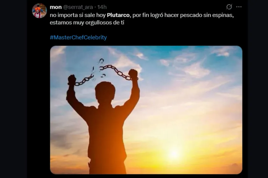 Aunque Plutarco no logró llegar a la final de MasterChef Celebrity Generaciones, superó muchos retos, entre ellos, cocinó por última vez pescado y lo limpió sumamente bien, así que no salió ni una espina en la degustación de su platillo.