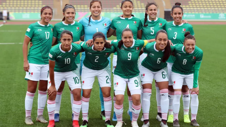 La selección mexicana femenil que compite en los Juegos Panamericanos. Imagen: Reuters
