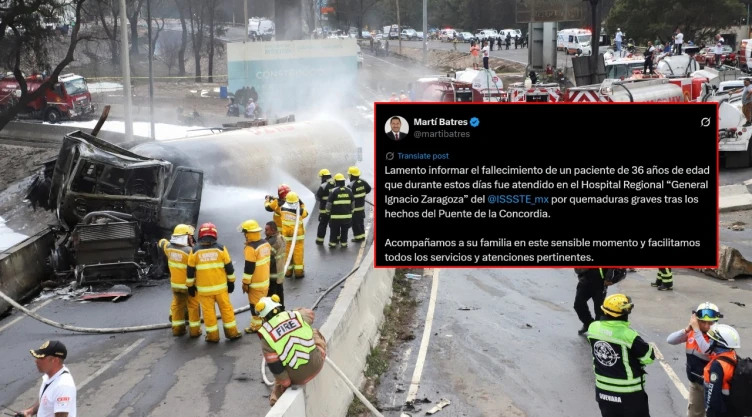 Tragedia en Iztapalapa: muere paciente de 36 años herido en explosión de pipa de gas LP