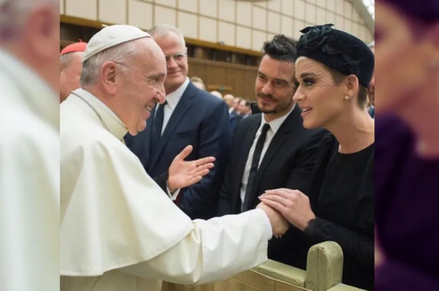 famosos con el papa francisco