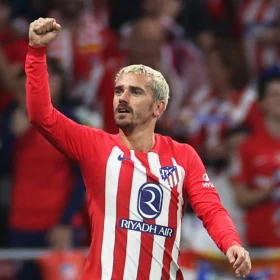Antoine Griezmann con Atlético de Madrid