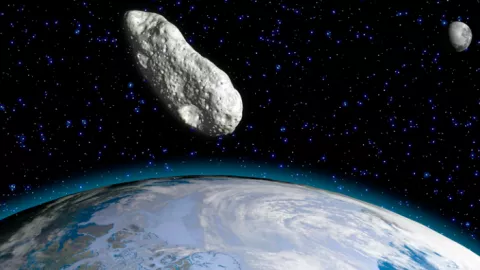 El asteroide Apophis, que fue nombrado por el Dios del Caos, fue captado preparándose para pasar cerca de la Tierra.
