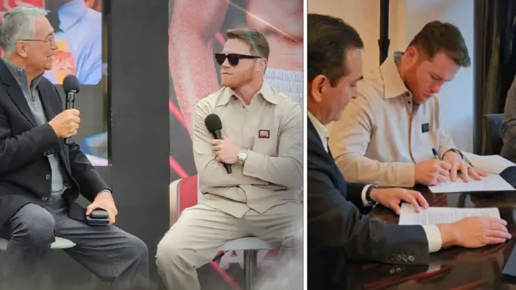Canelo Alvarez en Azteca