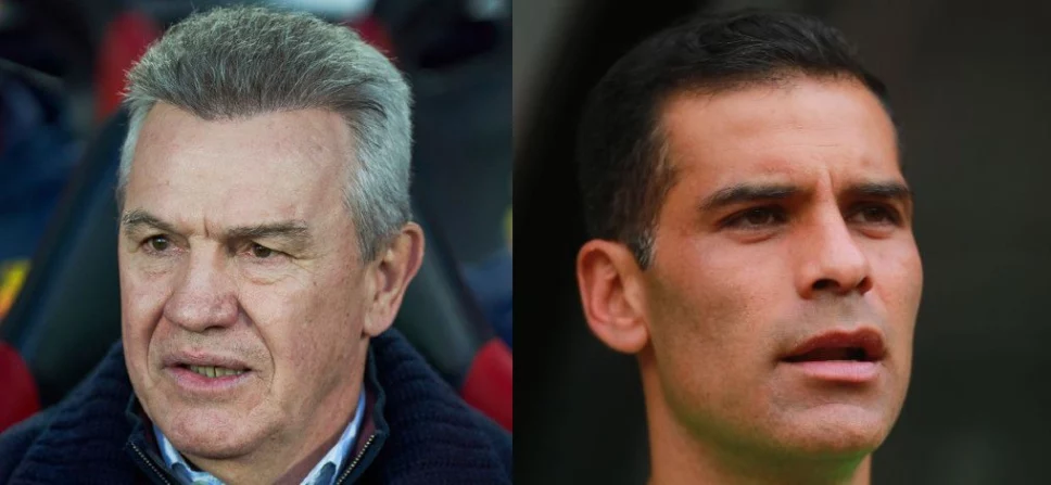 Rafa Márquez y Vasco Aguirre