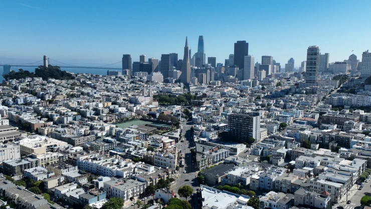 Vista aérea de San Francisco