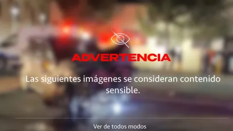 VIDEO | Así quedaron los dos adultos mayores que murieron en un accidente sobre la Av. 20 de Noviembre