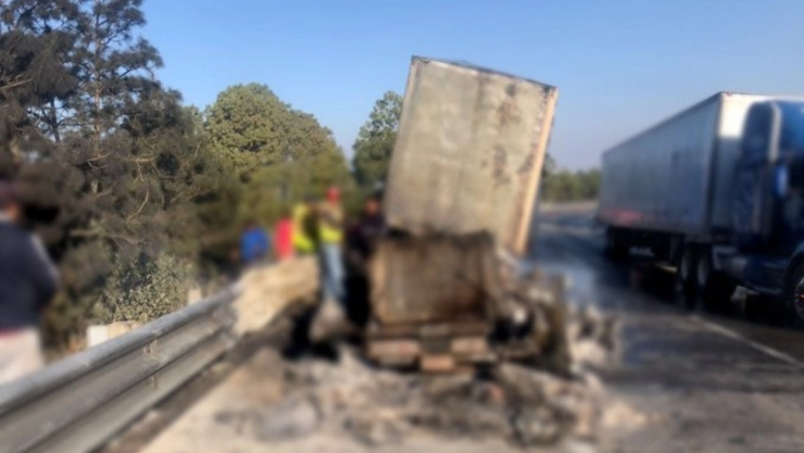Accidente autopista México-Puebla