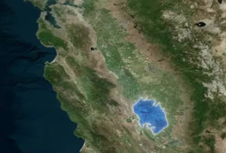 El lago Tulare, el gigante desaparecido de California, reaparece tras 130 años