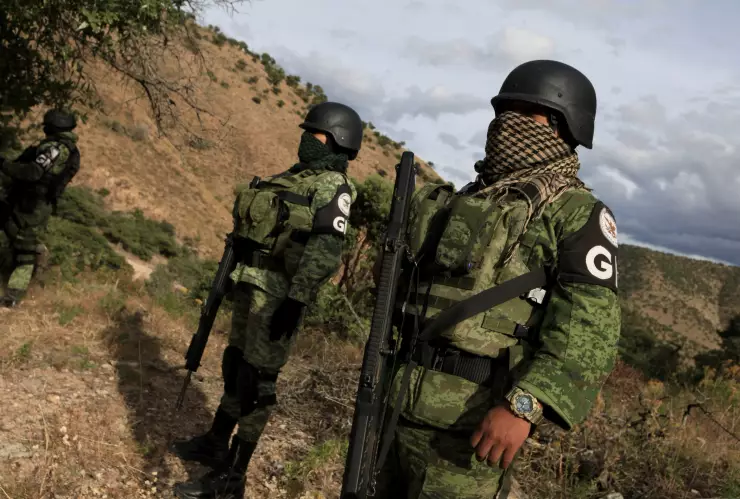 Resguardan zona donde fue la masacre de Chihuahua