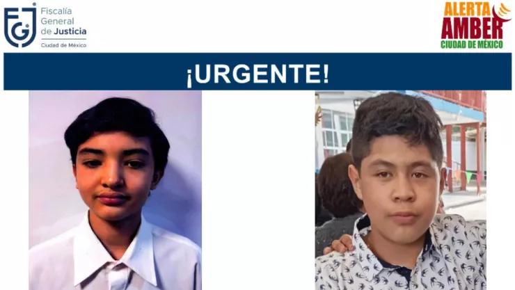 ALERTA AMBER: Se busca a Dominic y Manuel, desaparecidos en Cuauhtémoc y Tlalpan, CDMX