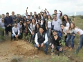 Todo el equipo posó para la foto del recuerdo en esta jornada de Un Nuevo Bosque 2018