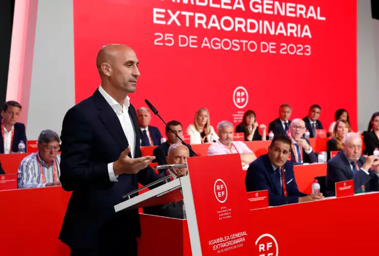 Luis Rubiales, presidente de la RFEF
