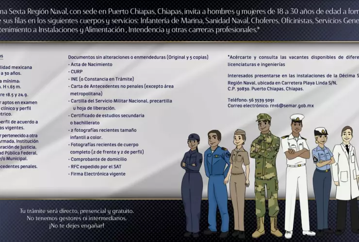 Secretaría de Marina abre vacantes de empleo: ¿Cuáles son los requisitos de SEMAR?