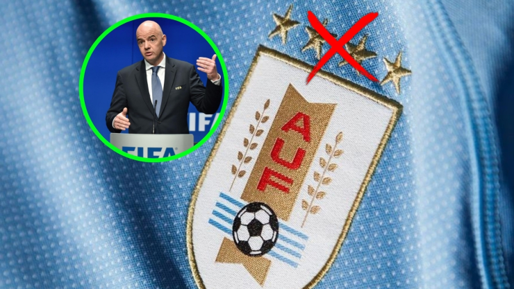 La FIFA definió que Uruguay lucirá 2 estrellas menos en su escudo y hay una contundente razón