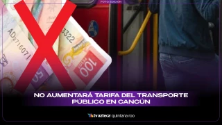 ¡CONFIRMADO! No habrá aumento en tarifa de transporte público en Cancún: Esto dijo la gobernadora, Mara Lezama