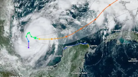 Los 13 municipios que serían más AFECTADOS en Yucatán por la Tormenta Tropical Hilton, según el Centro Nacional de Huracanes