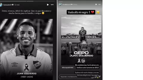 Así se despiden el mundo del futbol de Juan Izquierdo, futbolista que se desvaneció en un partido.jpg