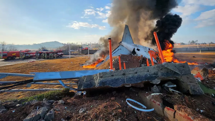 El accidente aéreo en Jeju es considerado el más mortal en la historia de Corea del Sur