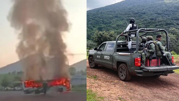 Policías desaparecidos en Tangamandapio pobladores exigen justicia