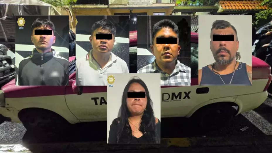 Detienen a 5 por extorsión en Iztapalapa tras persecución; uno es exconvicto