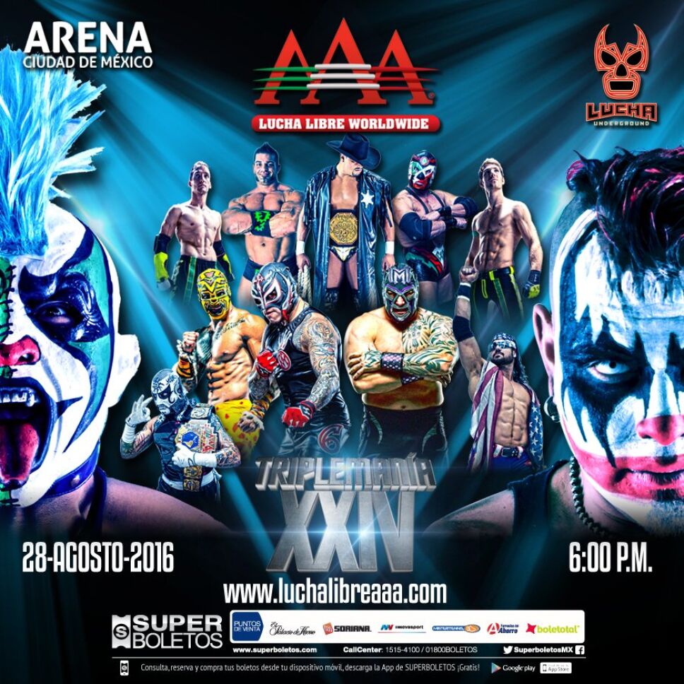 La Triplemania es el evento por excelencia de la Lucha Libre