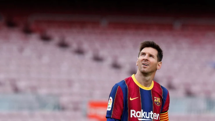 Messi en el Camp Nou