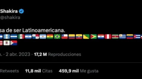 Shakira contesta mensaje de odio contra latinoamericanos