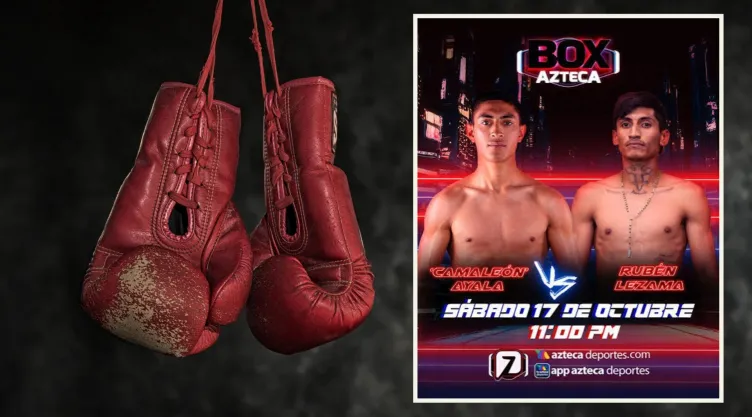 Hora EXACTA de inicio de la pelea de box de Ángel ‘Camaleón’ Ayala vs. Rubén Lezama, para verla gratis y online por Azteca 7