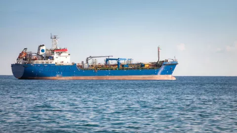 Barco pesquero en China