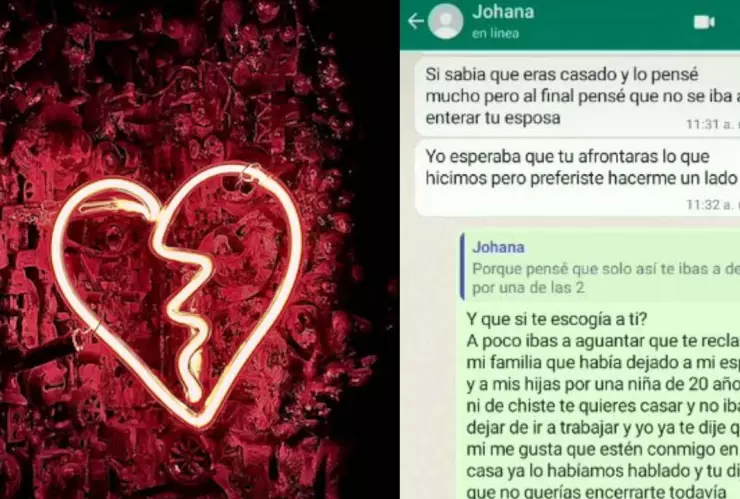 VIDEO Mujer descubre infidelidad de su esposo por WhatsApp