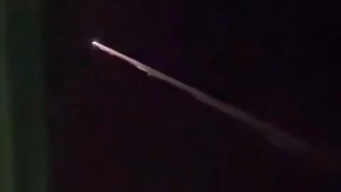 La llamativa bola de fuego en el cielo de Texas