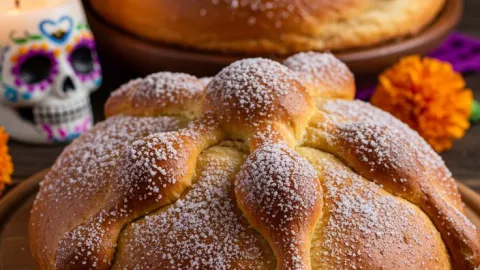 Mientras en México está el Pan de Muerto, en España existe un dulce tradicional llamado “los huesos de santo”