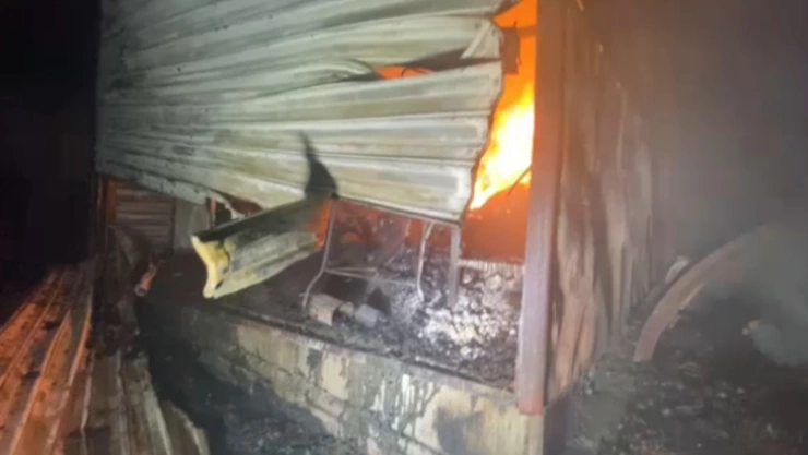 Incendio en mercado de juchitan oaxaca