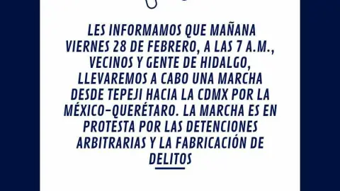 Anuncian bloqueo en la México Querétaro