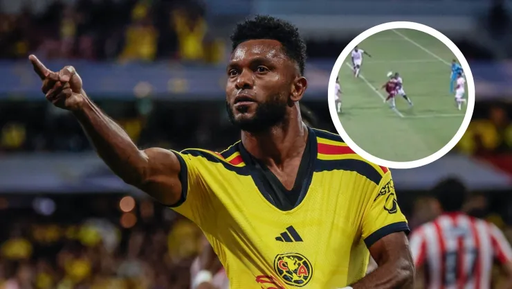 Mexicano anotó gol de chilena al igual que Borja, pero fue anulado