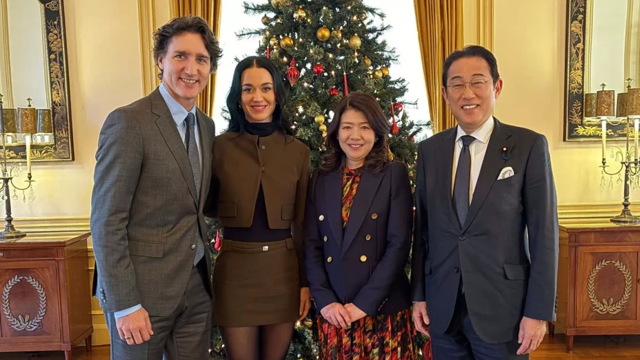 ¡LA PRIMERA DAMA NO OFICIAL! Katy Perry y Justin Trudeau: la reunión política en Japón que contradice su “romance casual”