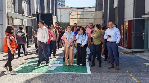 Simulacro en CDMX y Edomex